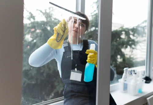 Nettoyage de vitres intérieures et extérieures à la Roche-Guyon